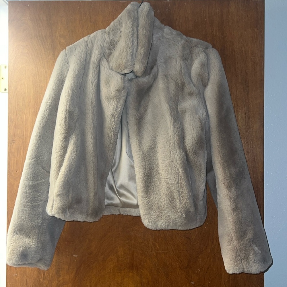 Blank NYC fur jacket